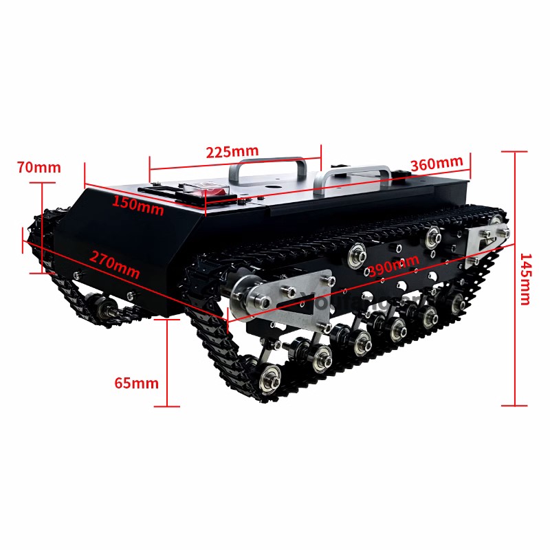 30kg Load RC Tank Chassis Meta - Stm32 Robot 评论和价格