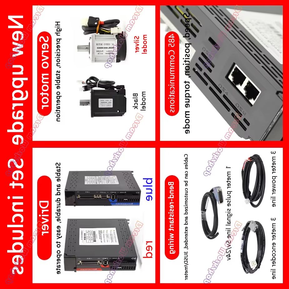 1KW/1.5KW/2KW/2.3KW/2.6KW 220V - Servo Kit 评论和价格
