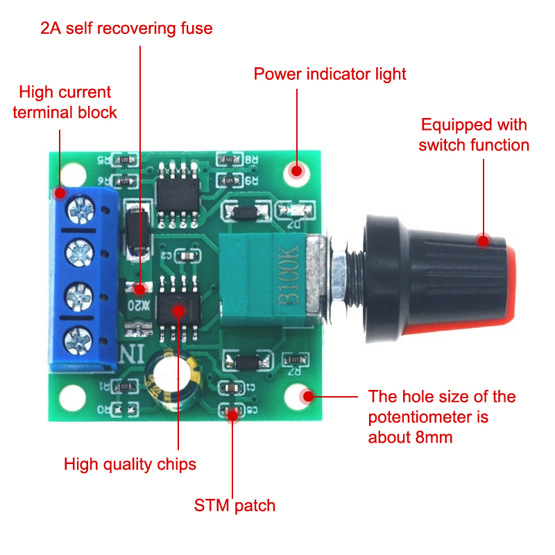 1Pcs Adjustable Speed DC Motor - Dc Motor 12V 评论和价格