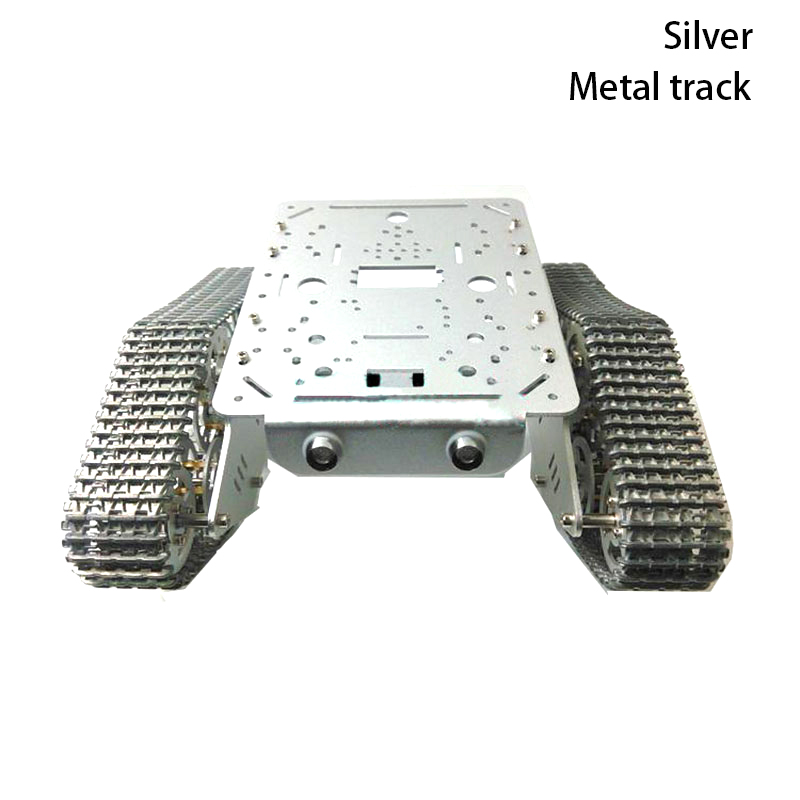 Metal 2WD Tank Chassis with Pl - Robot Arm Kit 评论和价格