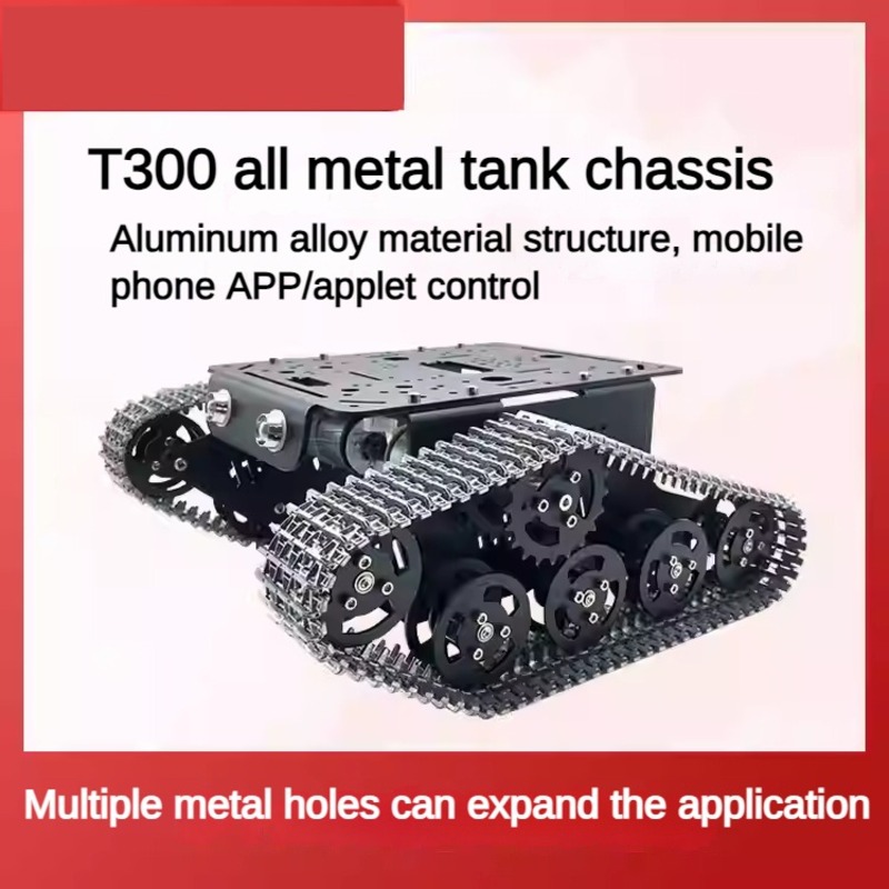 Metal 2WD Tank Chassis with Pl - Robot Arm Kit 评论和价格