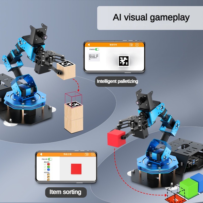 6 Dof Robot Arm with Servo Cla - Robot Arm Kit 评论和价格