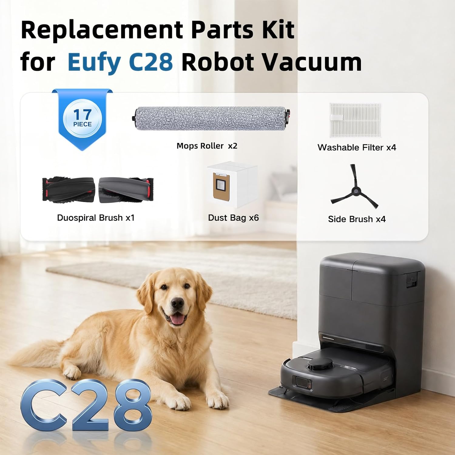 Replacement Parts for Eufy C28 - Robot Vacuum 评论和价格