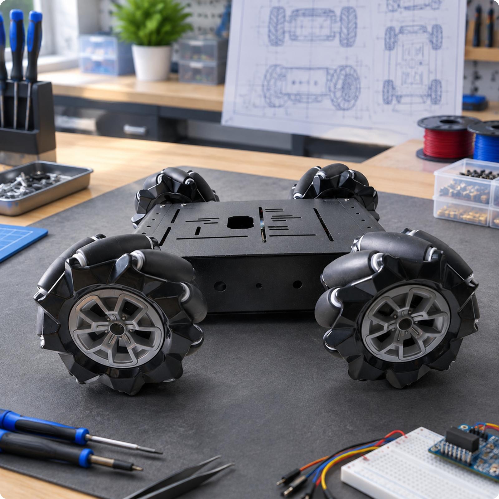 Multidirectional RC Car Chassi - Robot Car Kit 评论和价格