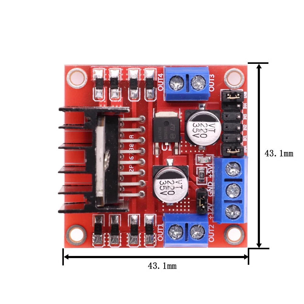 1~100Pcs L298N Dual Channel DC - Motor Driver L298N 评论和价格
