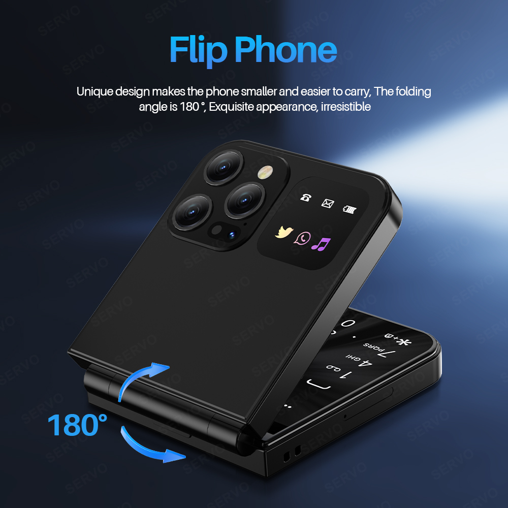 SERVO A50 PRO Flip Mobile Phon - Servo Pan Tilt 评论和价格