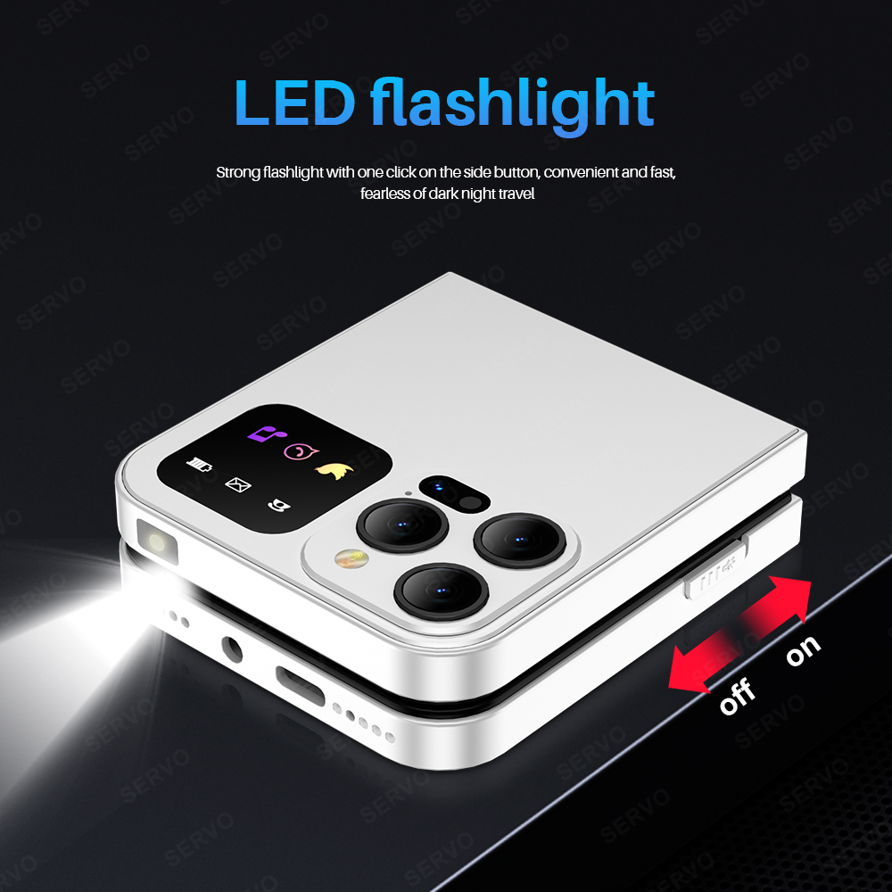 SERVO A50 PRO Flip Mobile Phon - Servo Pan Tilt 评论和价格