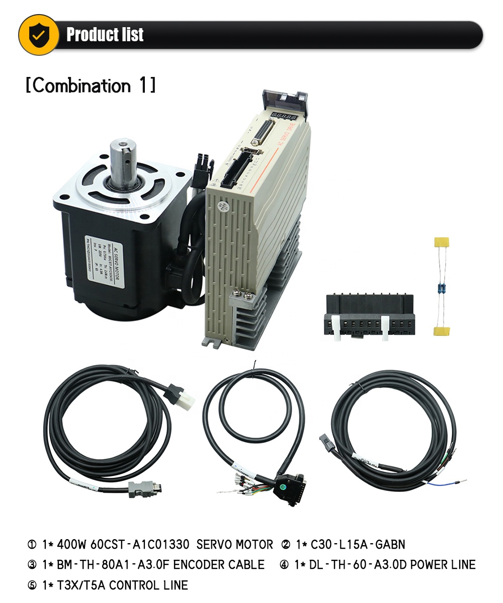 60mm 400W 220V 2.8A 1.27NM AC  - Servo Kit 评论和价格