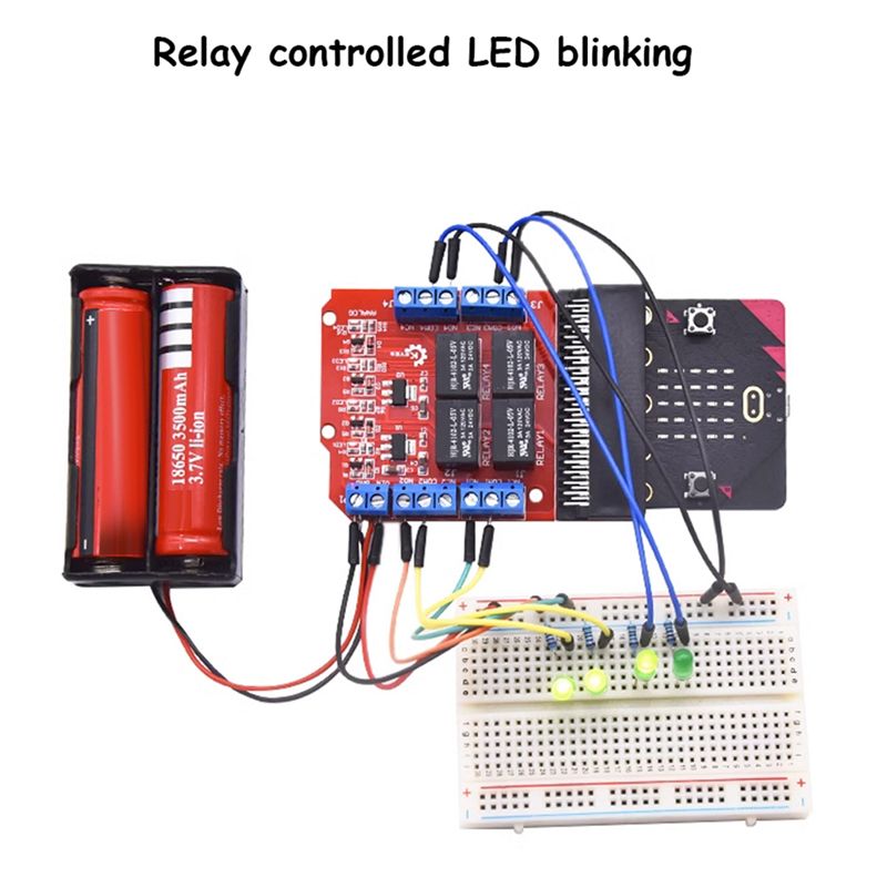 A64I Microbit 4 Channel Relay  - Microbit 评论和价格