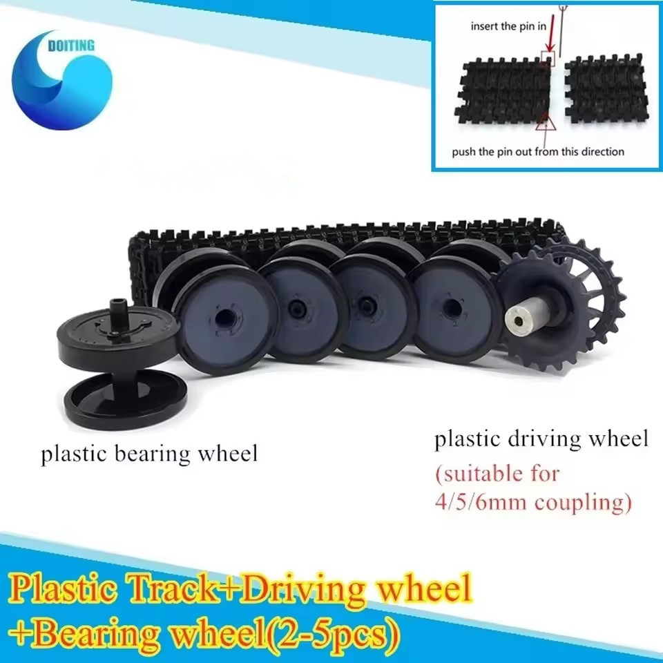 Plastic Wheels+Plastic Track S - Tracked Robot Chassis 评论和价格