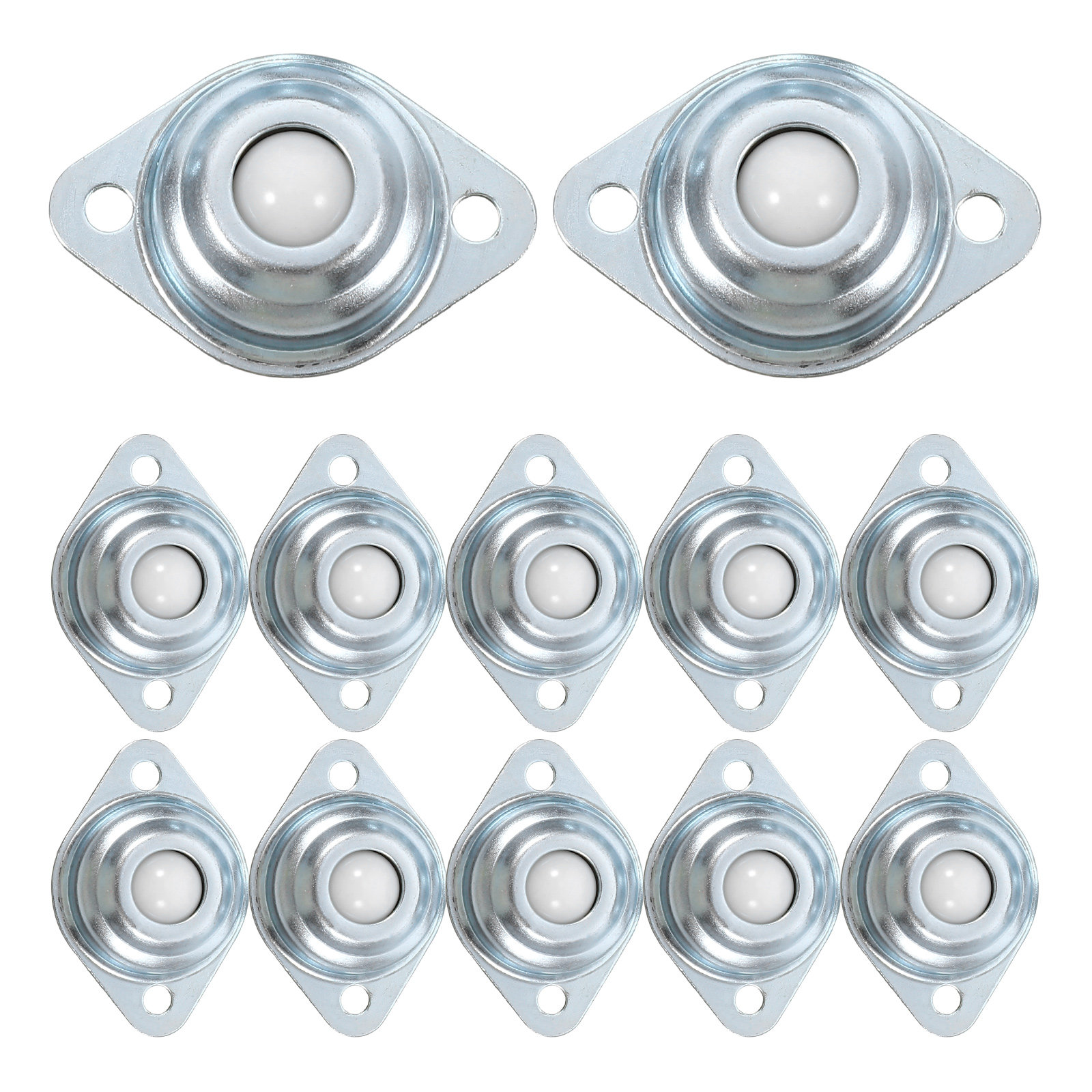 12Pcs Nylon Ball Casters with  - Caster Wheel 评论和价格