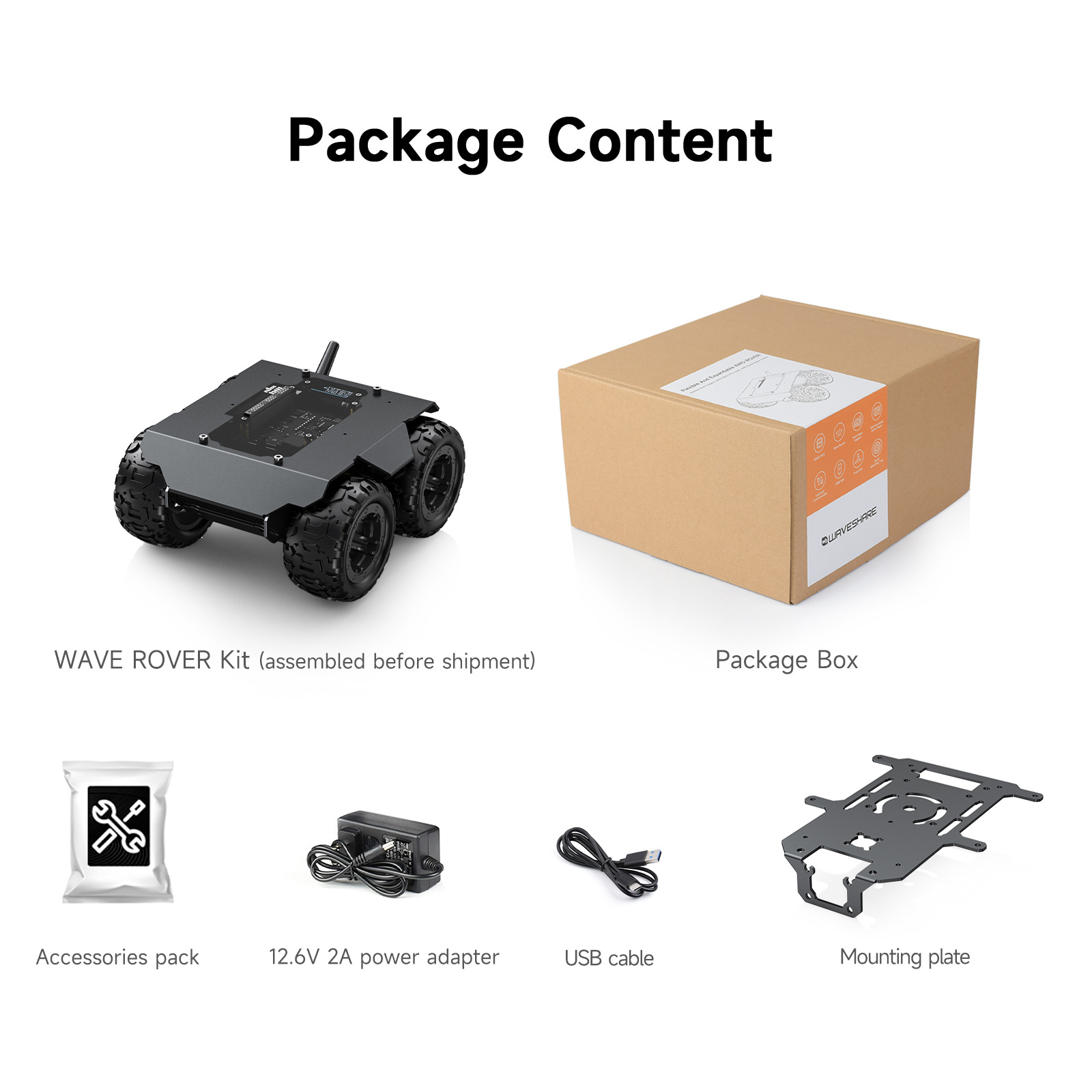 Waveshare WAVE ROVER Flexible  - Robot Chassis 评论和价格