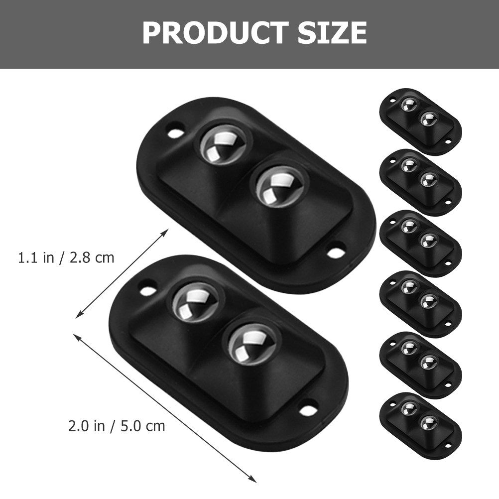 8Pcs Mini Universal Ball Type  - Caster Wheel 评论和价格