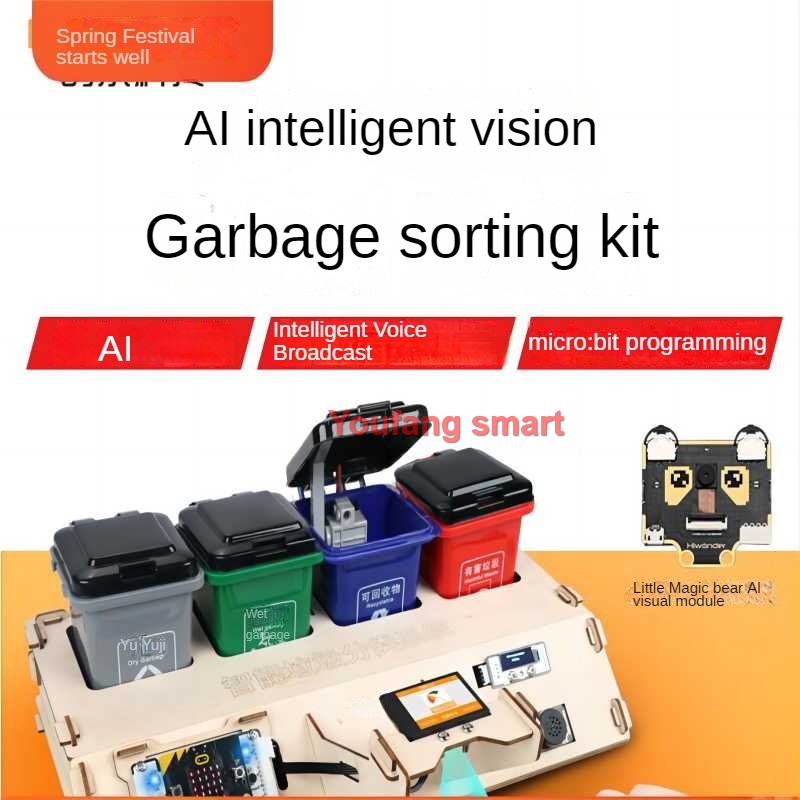 Waste Sorting Robot Kit AI Vis - Microbit 评论和价格